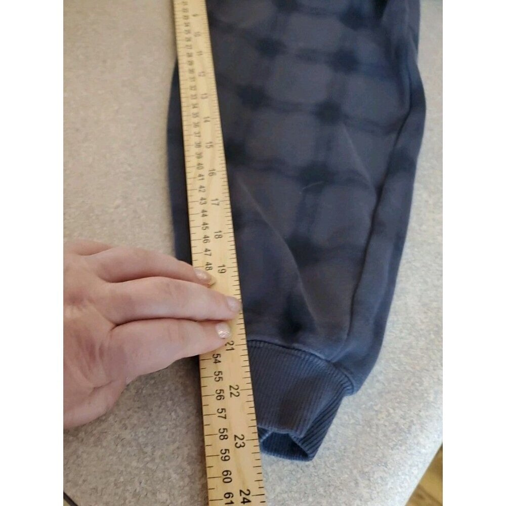 Fabletics Hooded One Piece Pajama Sleeper/Jogger Gray Plaid Size Sm Activewear - Picture 15 of 16